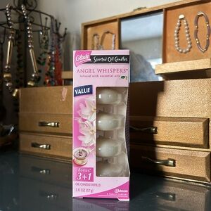 Glade Angel Whispers Scented Oil Candles - Cream